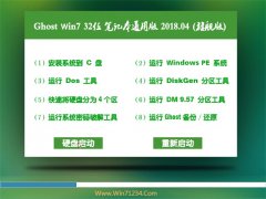 ʿGHOST WIN7 (32λ) ʼǱͨðV201804(ü)